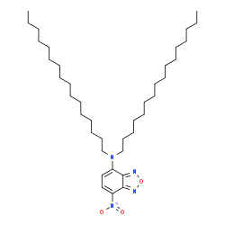ChemSpider 2D Image | 4-Benzofurazanamine, N,N-dihexadecyl-7-nitro- | C38H68N4O3