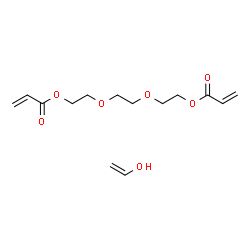 ChemSpider 2D Image | 1,2-Ethanediylbis(oxy-2,1-ethanediyl) bisacrylate - ethenol (1:1) | C14H22O7