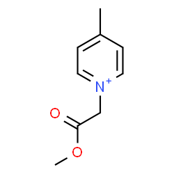 ChemSpider 2D Image | 1-(2-Methoxy-2-oxoethyl)-4-methylpyridinium | C9H12NO2