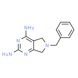 ChemSpider 2D Image | 6-Benzyl-6,7-dihydro-5H-pyrrolo[3,4-d]pyrimidine-2,4-diamine | C13H15N5