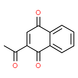 ChemSpider 2D Image | 2-Acetyl-1,4-naphthoquinone | C12H8O3