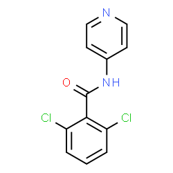 ChemSpider 2D Image | 2,6-Dichloro-N-(4-pyridinyl)benzamide | C12H8Cl2N2O