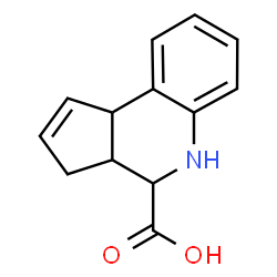 ChemSpider 2D Image | 3a,4,5,9b-Tetrahydro-3H-cyclopenta[c]quinoline-4-carboxylic acid | C13H13NO2