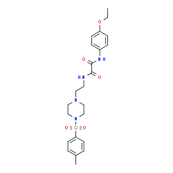 ChemSpider 2D Image | N-(4-ethoxyphenyl)-N'-{2-[4-(4-methylbenzenesulfonyl)piperazin-1-yl]ethyl}ethanediamide | C23H30N4O5S