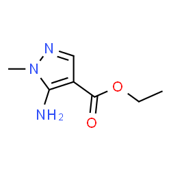 ChemSpider 2D Image | ETHYL 5-AMINO-1-METHYLPYRAZOLE-4-CARBOXYLATE | C7H11N3O2