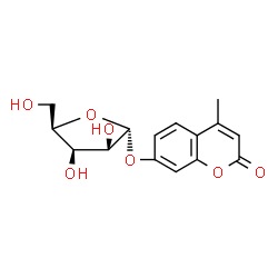 ChemSpider 2D Image | 4-Methyl-2-oxo-2H-chromen-7-yl alpha-D-lyxofuranoside | C15H16O7