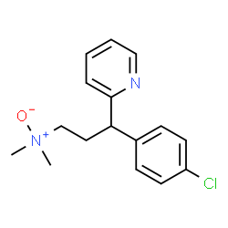 ChemSpider 2D Image | Chlorpheniramine N-Oxide | C16H19ClN2O