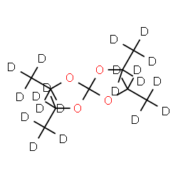 ChemSpider 2D Image | {Tris[(~2~H_5_)ethyloxy]methoxy}(~2~H_5_)ethane | C9D20O4
