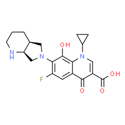 ChemSpider 2D Image | 8-Hydroxymoxifloxacin | C20H22FN3O4