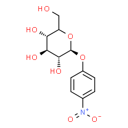 ChemSpider 2D Image | 4-Nitrophenyl (5xi)-beta-D-xylo-hexopyranoside | C12H15NO8