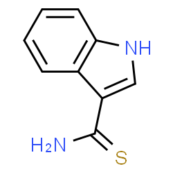 ChemSpider 2D Image | indole-3-thiocarboxamide | C9H8N2S