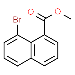 ChemSpider 2D Image | Methyl 8-bromo-1-naphthoate | C12H9BrO2