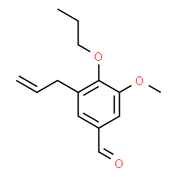 ChemSpider 2D Image | 3-Allyl-5-methoxy-4-propoxybenzaldehyde | C14H18O3