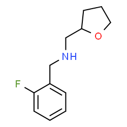ChemSpider 2D Image | [(2-fluorophenyl)methyl](oxolan-2-ylmethyl)amine | C12H16FNO