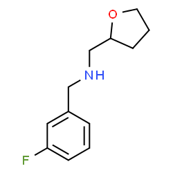 ChemSpider 2D Image | [(3-fluorophenyl)methyl](oxolan-2-ylmethyl)amine | C12H16FNO