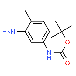 ChemSpider 2D Image | tert-Butyl (3-amino-4-methylphenyl)carbamate | C12H18N2O2
