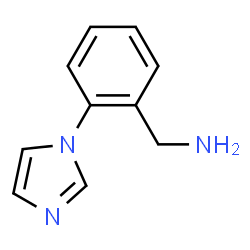 ChemSpider 2D Image | 2-(1H-Imidazol-1-yl)benzylamine | C10H11N3