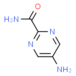 ChemSpider 2D Image | 5-Amino-2-pyrimidinecarboxamide | C5H6N4O