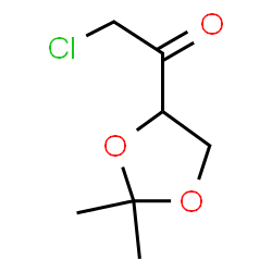 ChemSpider 2D Image | 2-Chloro-1-(2,2-dimethyl-1,3-dioxolan-4-yl)ethanone | C7H11ClO3