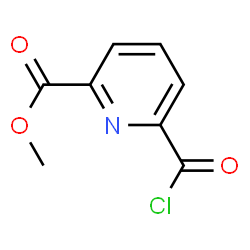 ChemSpider 2D Image | Methyl 6-(chlorocarbonyl)-2-pyridinecarboxylate | C8H6ClNO3