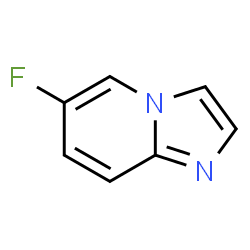 ChemSpider 2D Image | 6-Fluoroimidazo[1,2-a]pyridine | C7H5FN2