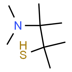 ChemSpider 2D Image | 3-(Dimethylamino)-2,3-dimethyl-2-butanethiol | C8H19NS