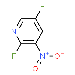 ChemSpider 2D Image | 2,5-Difluoro-3-nitropyridine | C5H2F2N2O2