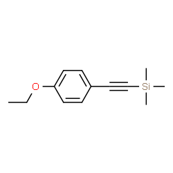 ChemSpider 2D Image | [(4-Ethoxyphenyl)ethynyl](trimethyl)silane | C13H18OSi