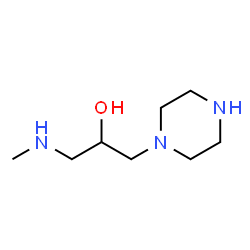 ChemSpider 2D Image | 1-(Methylamino)-3-(1-piperazinyl)-2-propanol | C8H19N3O