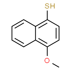 ChemSpider 2D Image | 4-Methoxy-1-naphthalenethiol | C11H10OS
