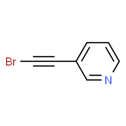 ChemSpider 2D Image | 3-(Bromoethynyl)pyridine | C7H4BrN
