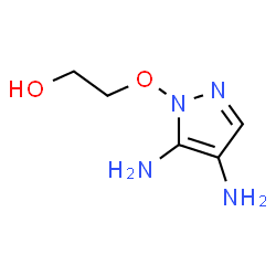 ChemSpider 2D Image | 2-[(4,5-Diamino-1H-pyrazol-1-yl)oxy]ethanol | C5H10N4O2