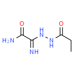 ChemSpider 2D Image | 2-Imino-2-(2-propionylhydrazino)acetamide | C5H10N4O2