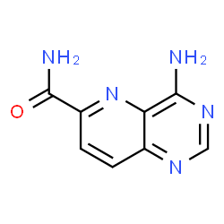 ChemSpider 2D Image | 4-aminopyrido[3,2-d]pyrimidine-6-carboxamide | C8H7N5O