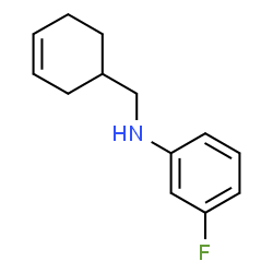 ChemSpider 2D Image | N-(3-Cyclohexen-1-ylmethyl)-3-fluoroaniline | C13H16FN