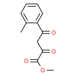 ChemSpider 2D Image | Methyl 4-(2-methylphenyl)-2,4-dioxobutanoate | C12H12O4