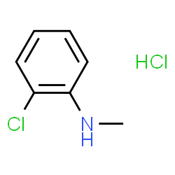 ChemSpider 2D Image | 2-Chloro-N-methylaniline hydrochloride (1:1) | C7H9Cl2N