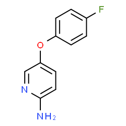 ChemSpider 2D Image | 5-(4-fluorophenoxy)pyridin-2-amine | C11H9FN2O