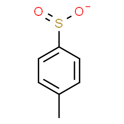ChemSpider 2D Image | 4-Methylbenzenesulfinate | C7H7O2S