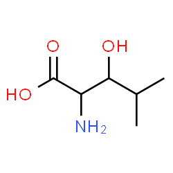 ChemSpider 2D Image | 3-hydroxyleucine | C6H13NO3