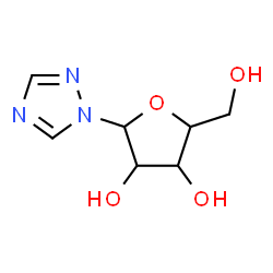 ChemSpider 2D Image | 1-Pentofuranosyl-1H-1,2,4-triazole | C7H11N3O4