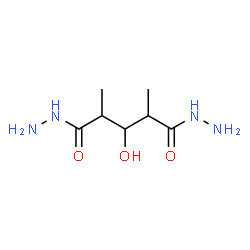 ChemSpider 2D Image | 3-Hydroxy-2,4-dimethylpentanedihydrazide | C7H16N4O3