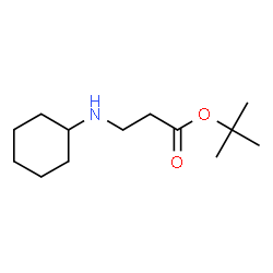 ChemSpider 2D Image | tert-Butyl N-cyclohexyl-beta-alaninate | C13H25NO2