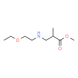 ChemSpider 2D Image | Methyl 3-[(2-ethoxyethyl)amino]-2-methylpropanoate | C9H19NO3