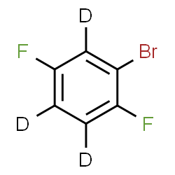 ChemSpider 2D Image | 2-Bromo-1,4-difluoro(~2~H_3_)benzene | C6D3BrF2