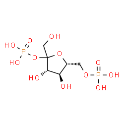 ChemSpider 2D Image | D-fructofuranose 2,6-bisphosphate | C6H14O12P2