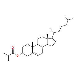 ChemSpider 2D Image | (8xi,9xi,14xi,17xi,20xi)-Cholest-5-en-3-yl 2-methylpropanoate | C31H52O2