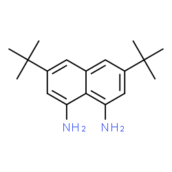ChemSpider 2D Image | 3,6-di-tert-butylnaphthalene-1,8-diamine | C18H26N2