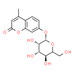 ChemSpider 2D Image | 4-Methyl-2-oxo-2H-chromen-7-yl (5xi)-beta-D-lyxo-hexopyranoside | C16H18O8