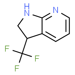 ChemSpider 2D Image | 3-(trifluoromethyl)-2,3-dihydro-1H-pyrrolo[2,3-b]pyridine | C8H7F3N2